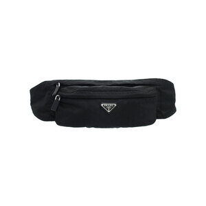 Prada belt bag black waist Body Bum Crossbody Bag Black